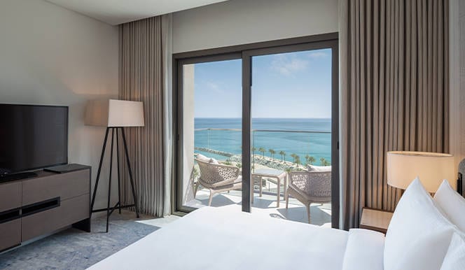 Address Beach Resort Fujairah - Two Bedroom Executive Suite Ocean View Second Bedroom